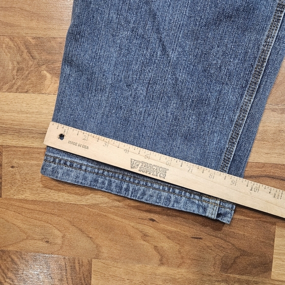 Duluth Flex Ballroom Jeans 44x30 Men’s Relaxed Fit Workwear Denim Blue - Picture 11 of 11